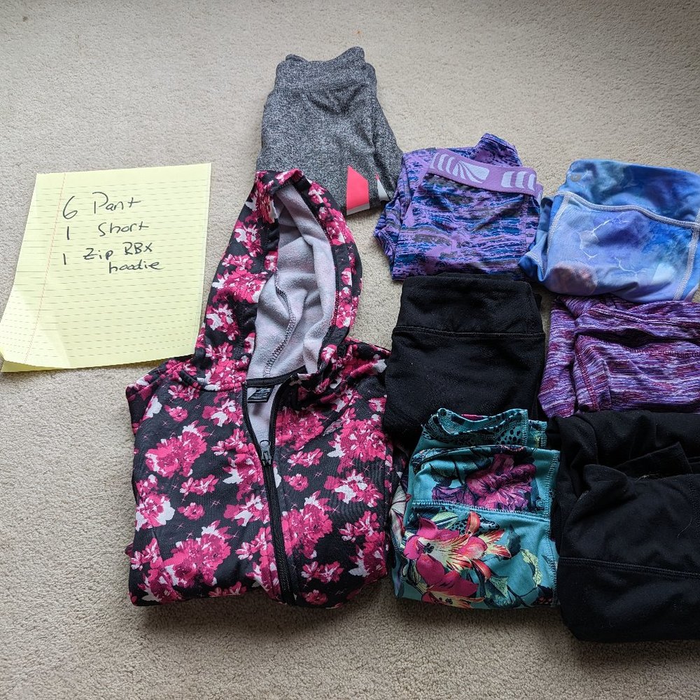 Girls workout clothes size 10